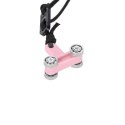 ZESTAW HULA HOP HHW02 LIGHT PINK Z WYPUSTKAMI I OBCIĄŻNIKIEM HMS + PAS BR163 BLACK PLUS SIZE