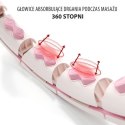 ZESTAW HULA HOP HHW06 PINK Z PIŁKĄ GRAWITACYJNĄ I LICZNIKIEM HMS + PAS BR163 BLACK PLUS SIZE