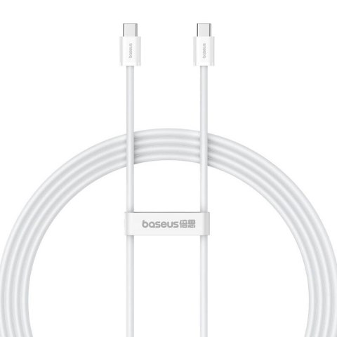 Kabel szybkiego ładowania USB-C do USB-C Baseus Superior 2 100W 2m (biały)