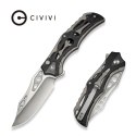 Nóż CIVIVI Biophase Button Lock 3.48" Nitro-V, czarna rękojeść G10