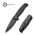 Nóż CIVIVI Incindie Button Lock 3.48" 14C28N, czarna rękojeść G10