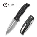 Nóż CIVIVI Incindie Button Lock 3.48" 14C28N, czarna rękojeść G10