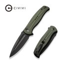 Nóż CIVIVI Incindie Button Lock 3.48" 14C28N, zielona rękojeść G10