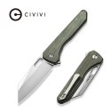 Nóż CIVIVI Nugz 3.17" 14C28N Reverse Tanto, zielona rękojeść Micarta