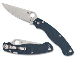 Nóż składany Spyderco Military 2 Cobalt Blue G10, Satin CPM SPY27 by Sal, Eric Glesser (C36GPCBL2)