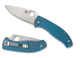 Nóż składany Spyderco Tenacious R.I.L. Blue Titanium, Satin 8Cr13MoV by Eric Glesser (C122TIBLP)