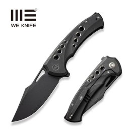 Nóż składany We Knife Swiftfin Black Titanium, Black Stonewashed CPM 20CV (WE23051-1)