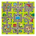 MD02 MATA DZIECIĘCA PUZZLE CARS 9 ELEMENTÓW 90x90CM NILS FUN