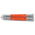 Nóż motylkowy Third Decor Habitat Balisong Palisander Wood/Stainless Steel, Satin 420 (K2095)