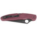 Nóż składany Spyderco Police 4 Sprint Run Burgundy FRN, TiCN Micro-Melt PD#1 by Sal Glesser (C07BGBKP4)