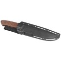 Nóż Za-Pas Expendable Brown Toxic Micarta, Black Cerakote NMV (EXT-CE-M-BR)