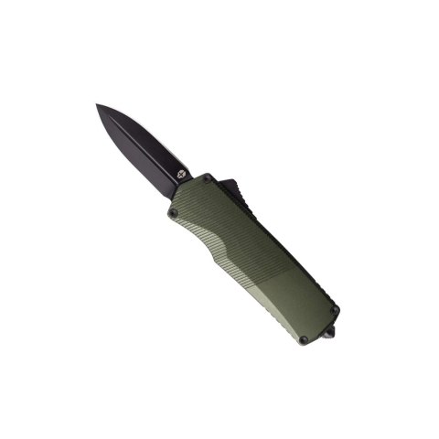 Nóż automatyczny OTF Tekto A5 Spry Mini D/E OD Green Aluminium, Black CPM S35VN