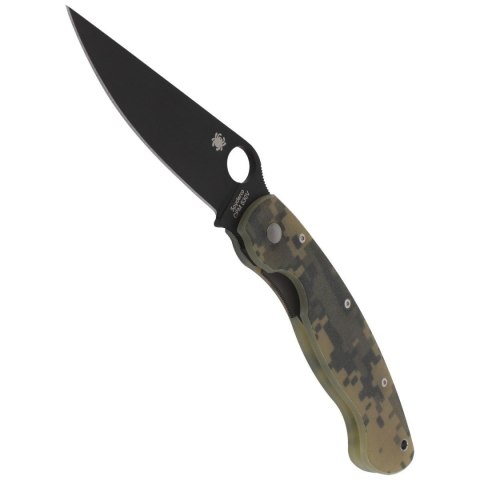 Nóż składany Spyderco Military Digital Camo G10, Black DLC CPM S30V by Sal Glesser (C36GPCMOBK)