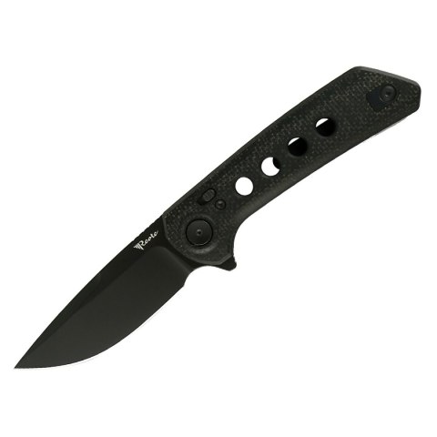 Nóż składany Reate PL-XF-2 Black Micarta/G10 Inlay, Black PVD Nitro-V