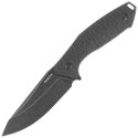 Nóż Remette Allosaurus Black G10, Black Stonewashed D2 (RT-FB1)