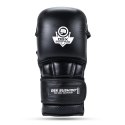 Rękawice MMA PREMIUM - "Warrior Black" - XLRękawice MMA Warrior Black ze skóry naturalnej COMBAT Krav Maga | DBX BUSHIDO XL