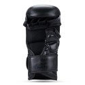 Rękawice MMA PREMIUM - "Warrior Black" - XLRękawice MMA Warrior Black ze skóry naturalnej COMBAT Krav Maga | DBX BUSHIDO XL