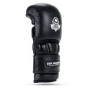 Rękawice MMA PREMIUM - "Warrior Black" - XLRękawice MMA Warrior Black ze skóry naturalnej COMBAT Krav Maga | DBX BUSHIDO XL