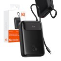 Power bank Mcdodo MC-3720 20000mAh, USB-C, USB-A, kabel USB-C