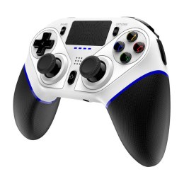 Kontroler bezprzewodowy / GamePad iPega Ninja PG-P4010B touchpad PS4 (biały)