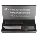 Nóż Tramuntana Decor Habitat Tanto Black Ebony, Damascus (H0077)