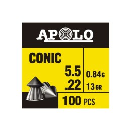 Śrut Apolo Conic 5.5 mm, 100 szt. 0.84g/13.0gr (20004)