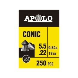 Śrut Apolo Conic 5.5 mm, 250 szt. 0.84g/13.0gr (20006)