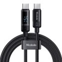 Kabel danych Mcdodo CA-5780 USB-C do USB-C 60W 1.2m (czarny)