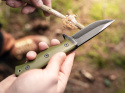 Magnum Bushcraft Drop - Nóż Outdoorowy z Ostrzem 440A, Rękojeść G10