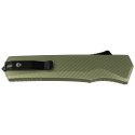 Nóż automatyczny OTF Tekto A5 Spry T/E OD Green Aluminium, Black CPM S35VN