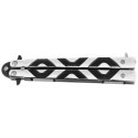 Nóż motylkowy Third Decor Habitat Balisong Grey/Black Aluminium, Black (12313)