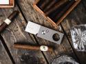 Nóż obcinacz do cygar Boker Plus Cigar Cutter Nóż Automatyczny 440C Tytan