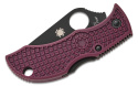 Spyderco Manbug Sprint Run Burgundy FRN TiCN Micro-Melt Nóż Składany EDC