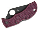 Spyderco Manbug Sprint Run Burgundy FRN TiCN Micro-Melt Nóż Składany EDC