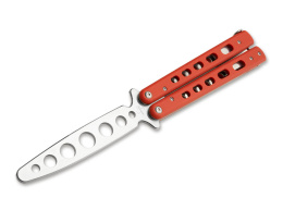 Nóż treningowy Boker Plus Balisong Trainer Red, G10