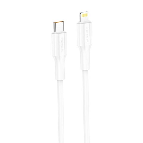 Kabel USB-C do Lightning Foneng XS01 PD27W, 1m (biały)