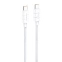 Kabel USB-C do USB-C Foneng XS02 60W, 1,2m (biały)