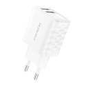 Ładowarka sieciowa Foneng EU53 20W 2xUSB-A, 2,4A (Biała) + kabel USB-A doLightning