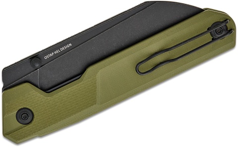 Nóż składany Civivi Hid OD Green G10, Black Stonewashed 14C28N by Ostap Hel (C23008-2)