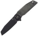 Nóż składany Fox Metamorphosis Black Micarta, Black PVD M390 FX-556-A2