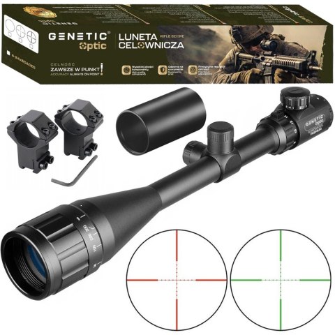 Luneta celownicza Genetic Optic 6-24x50 AOEG z podświetleniem