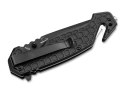 Nóż Ratunkowy Dönges Basic Tactical 440A Tanto, 21 cm, Czarny