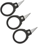 Noże na szyję 3 szt. Civivi Quick Snip Black ABS/Rubber, 6Cr13