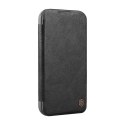 Etui Nillkin Qin Prop Leather iPhone 16 Pro Max (czarny)