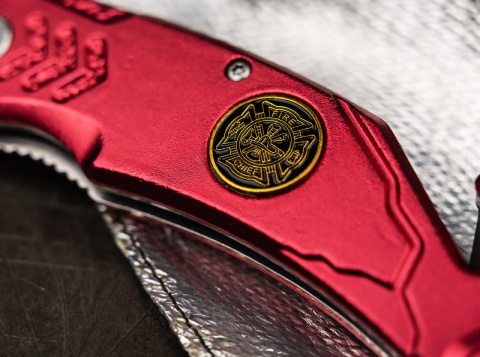 Nóż ratowniczy strażacki Magnum Fire Fighter stal 440A, rękojeśc aluminium