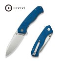 Nóż CIVIVI Placoid Liner Lock 3.67" 14C28N, niebieska rękojeść G10