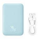 Powerbank magnetyczny Baseus Magnetic Mini 6000mAh, USB-C 20W MagSafe (niebieski)