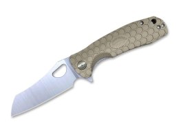 Honey Badger nóż składany Wharncleaver Medium Tan