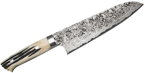 Takeshi Saji WBB Ręcznie kuty nóż Santoku 18cm R-2