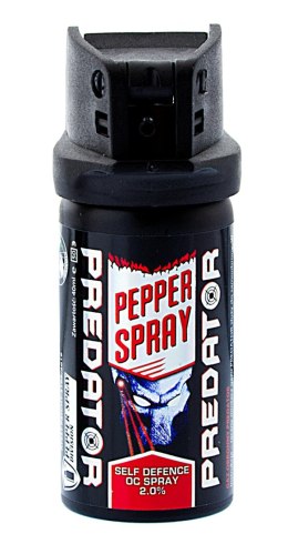 Gaz pieprzowy Predator 50 ml 2% OC strumień